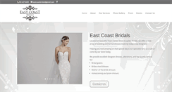 Desktop Screenshot of eastcoastbridals.com